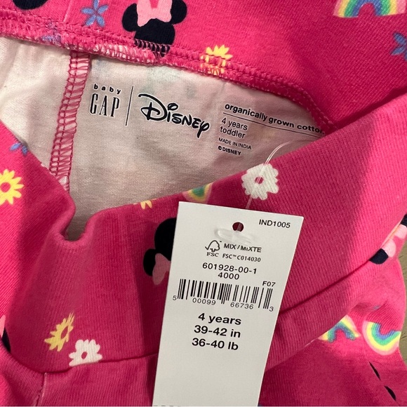 Baby Gap Minnie Mouse Rainbow Flowers Set NWT - Picture 9 of 12